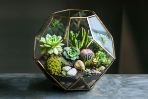 Sukkulenten Terrarium